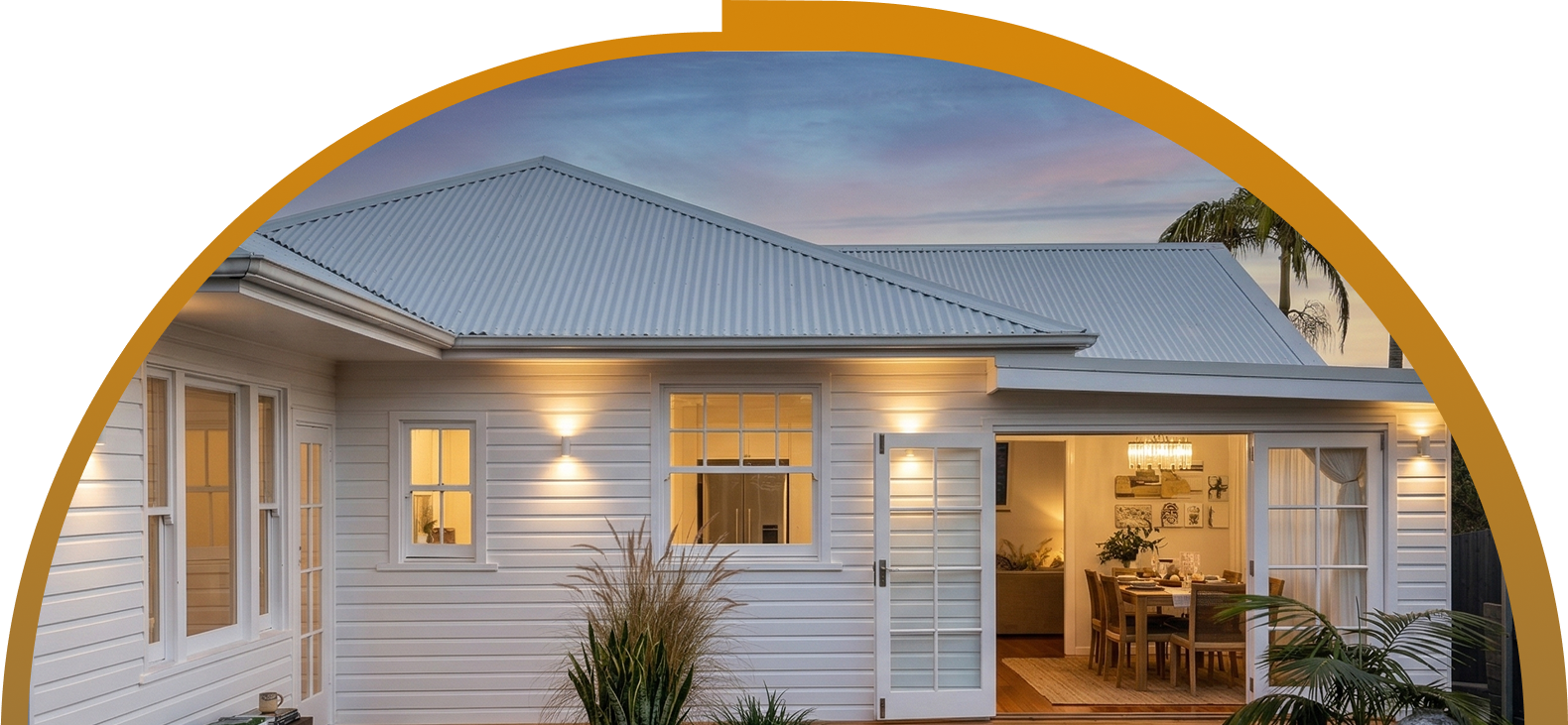 Coastal family home built by Browne Building Services